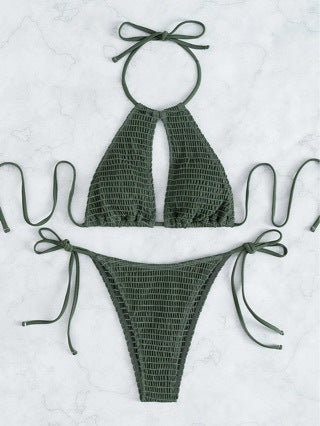 Womens Multi Color Two Bikini Set