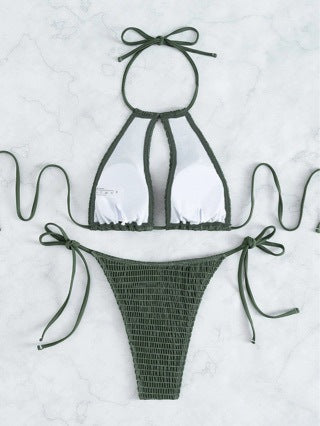 Womens Multi Color Two Bikini Set