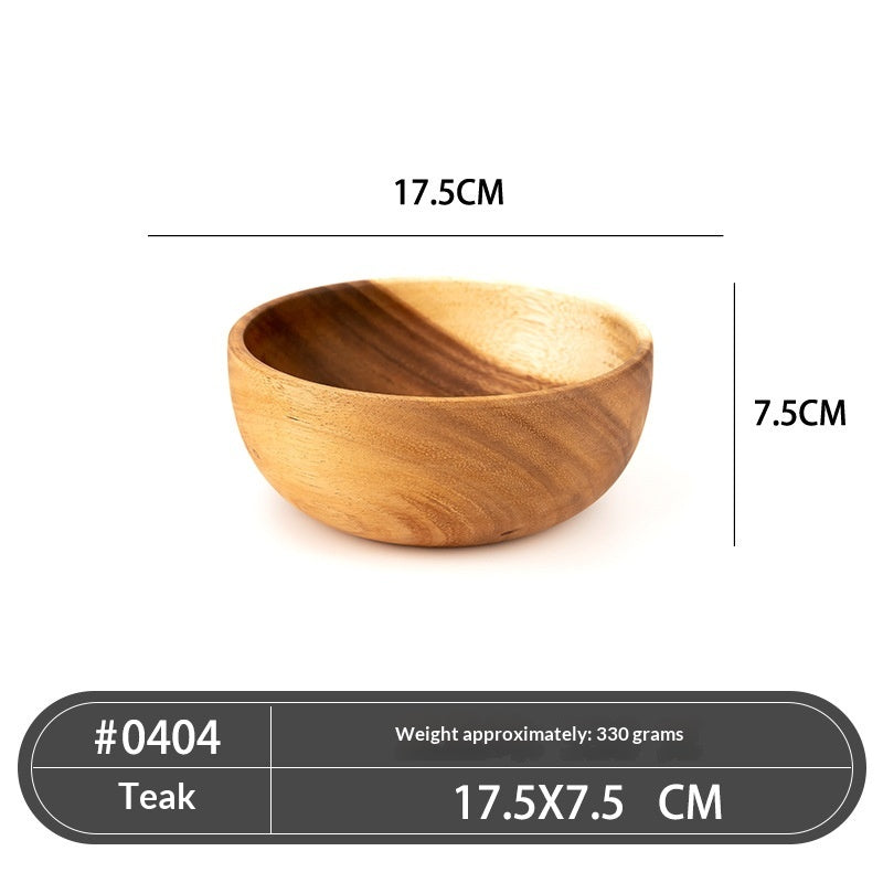 South American Walnut Solid Wood Dinnerware