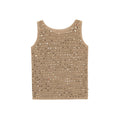 INS Hollow-out Sequin Waistcoat Artistic Retro