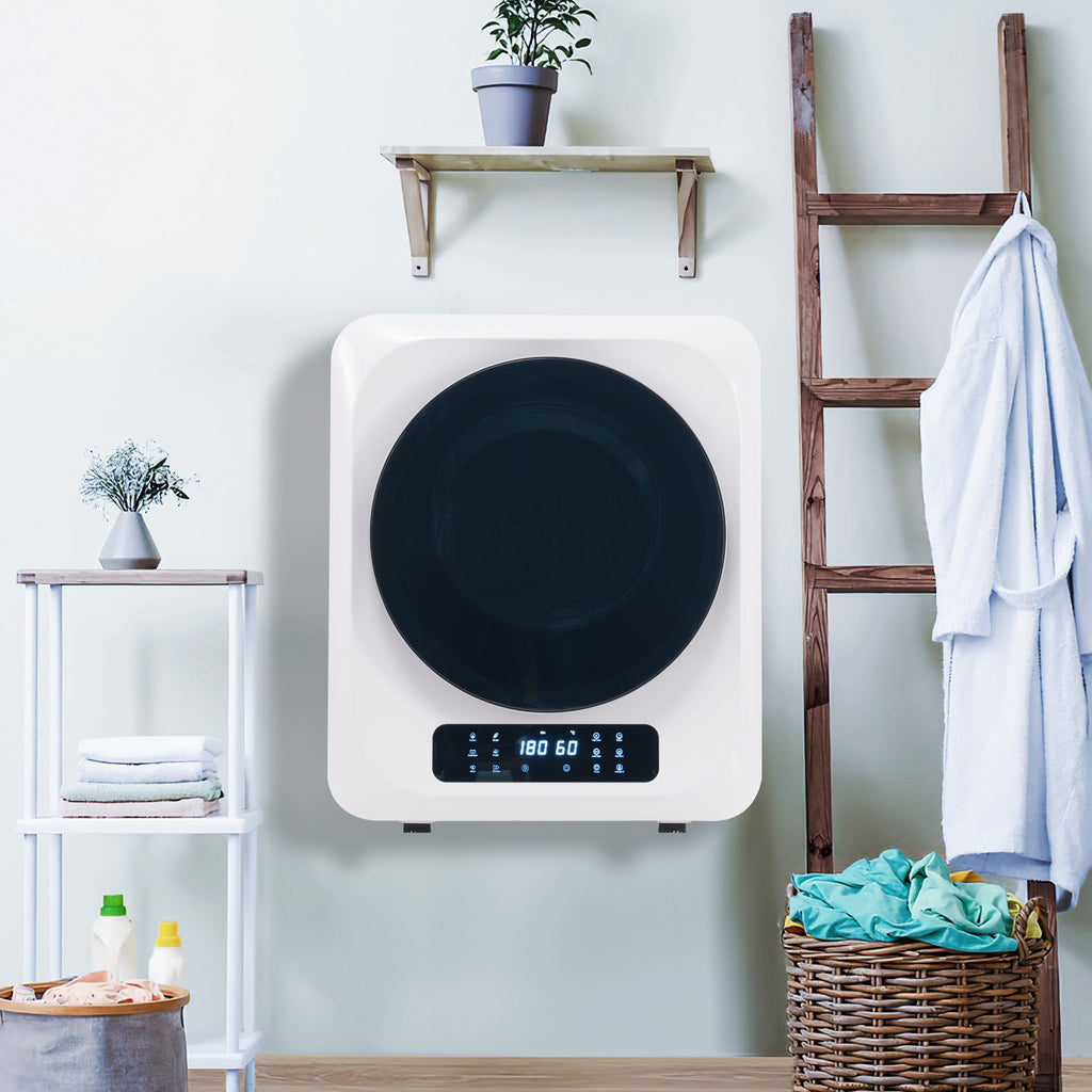 Abgastrockner, Edelstahltrockner, 3 Kg, Tatsachlich Bis Zu 4 Kg, 850 W, Mehrfachfiltration, 6 Programme, 6 Funktionen. Uberhitzungsschutz, Wandmontage Energieklasse G