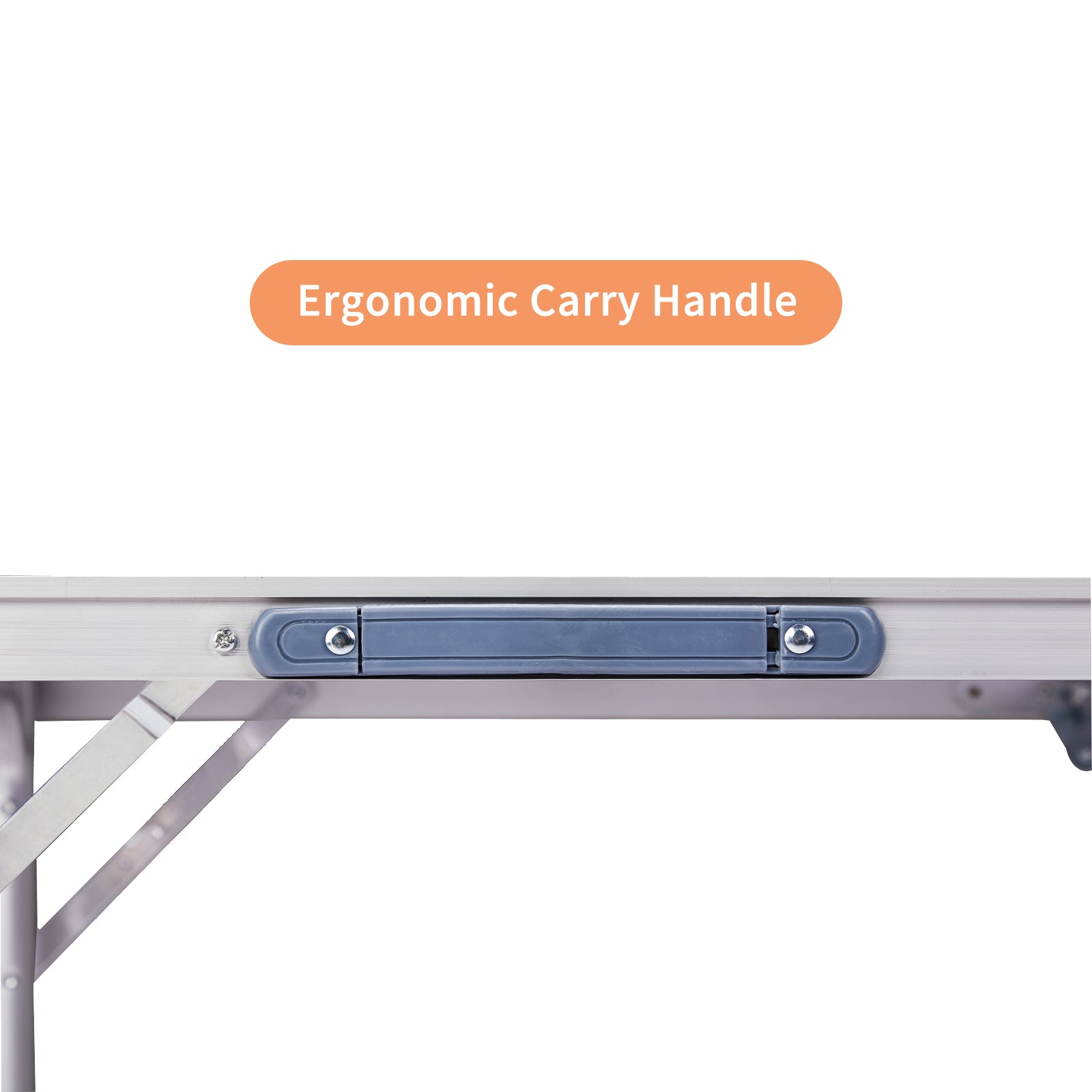 3ft Portable Aluminum Folding Table 90-60cm