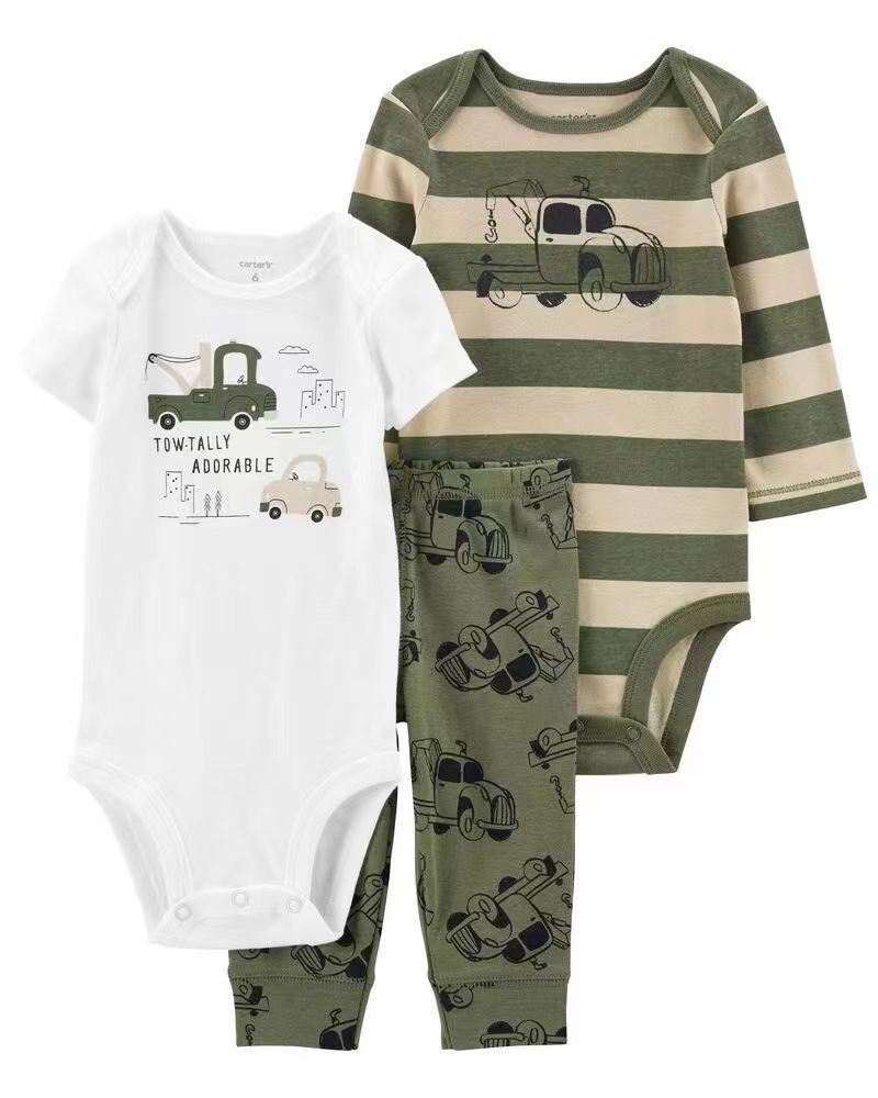 Childrens SpringAutumn New Arrival Infant And Toddler Three-Piece Set