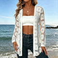 New Three-dimensional Lace Long-sleeve Cardigan