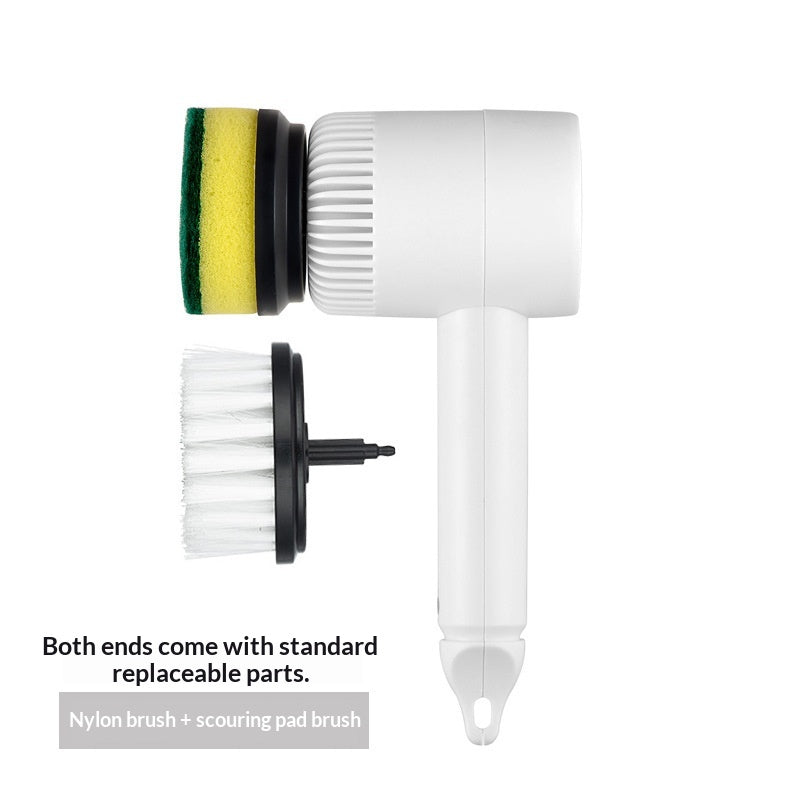 Multi Functional Cleaning Electric Household Bottle Brush Long Handle Replaceable