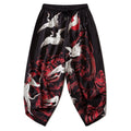 Mens Fashionable Casual Loose-Fitting Cropped Trousers