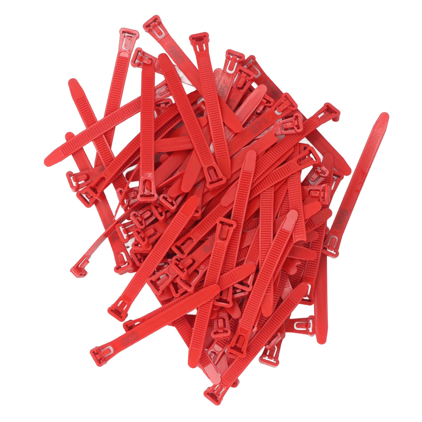 Chicken Leg Rings 1-100 Numbered Chicken Identification Leg Bands Tags Reusable For Ducks Chicks Chicken Pigeons Goose Red