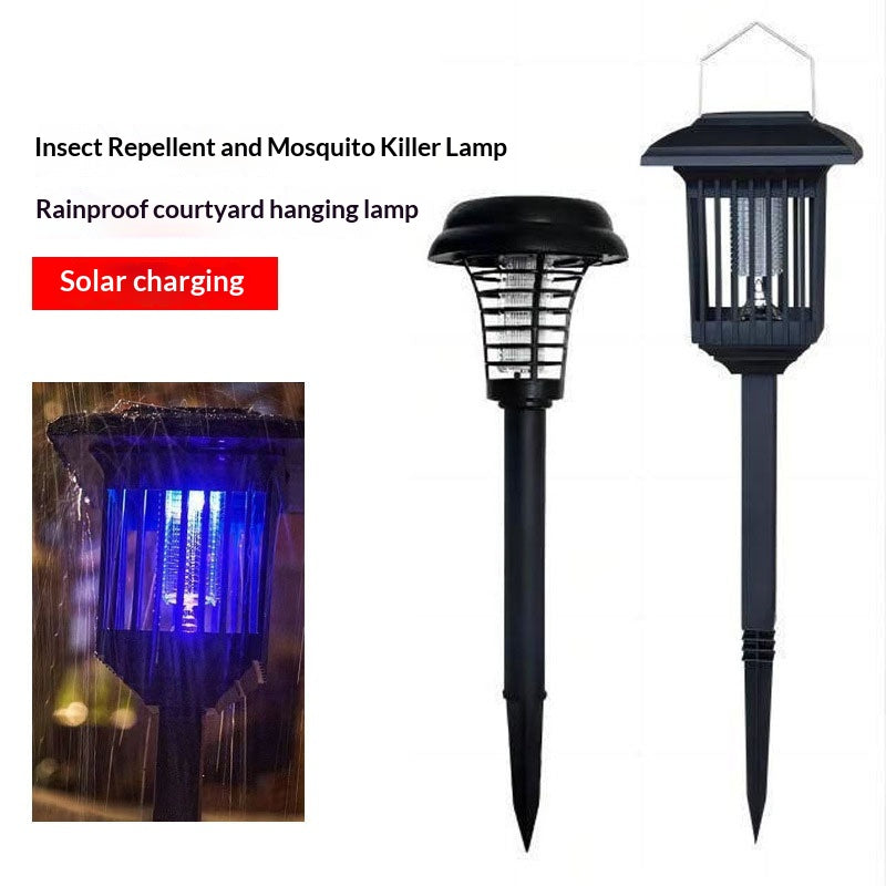 Solar-powered Mosquito Lamp Insect Repellent And Killer For Chinese-style Courtyards And Outdoor Use