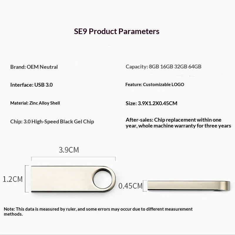 High-speed USB 3.0 Metal FlashDrive