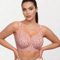 Leopard-print Bra Plus-size Womens Lingerie