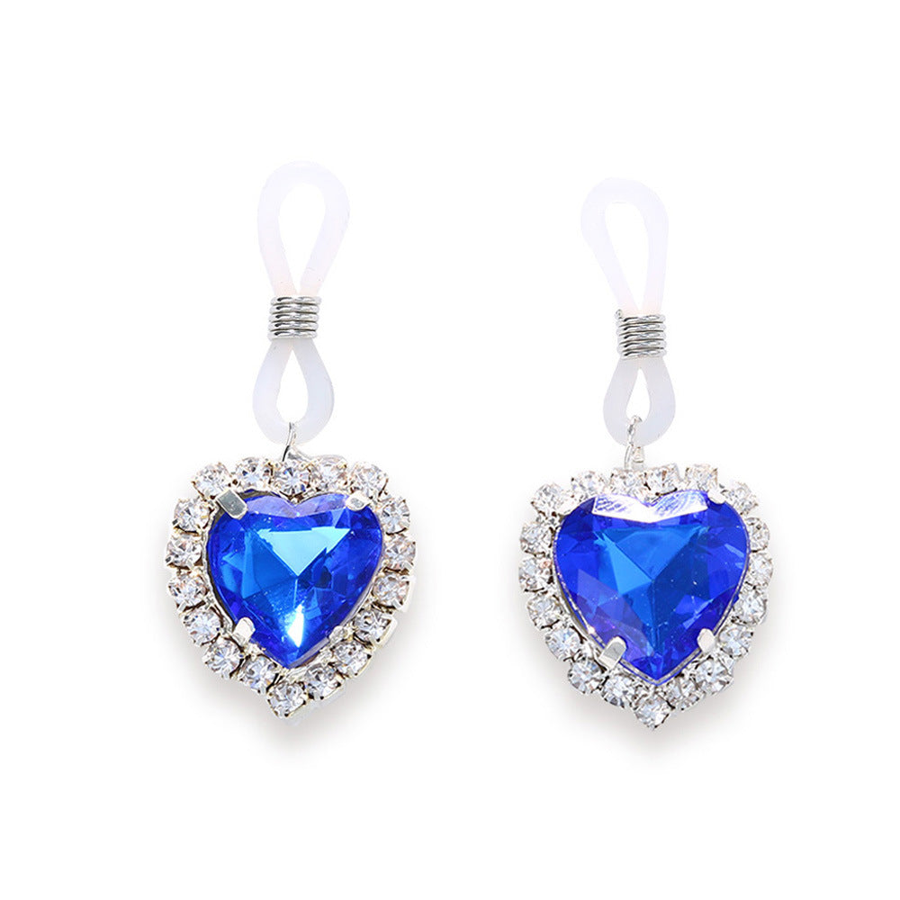 Europe And The United States New Rhinestone Love Chest