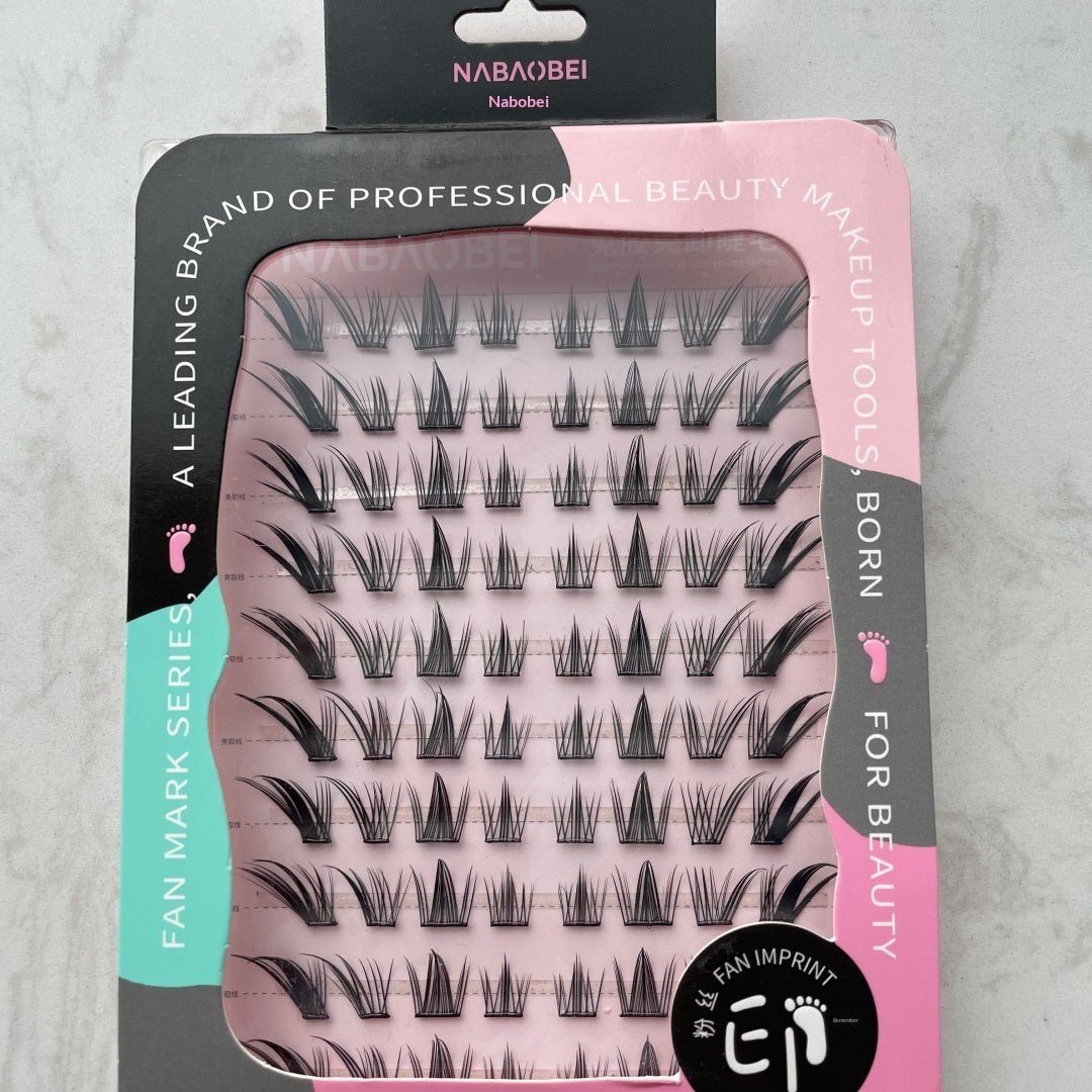 Glue-Free Cluster Eyelashes  80 Clusters Per Pack