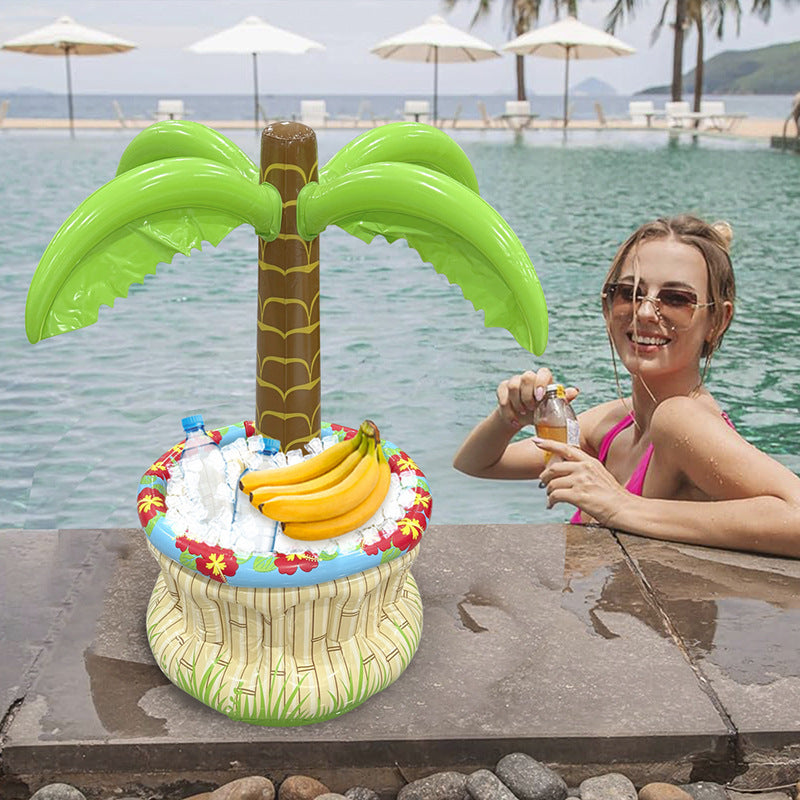 Creative Thickened PVC Floating Ice Bucket Portable For Summer Swimming Pools