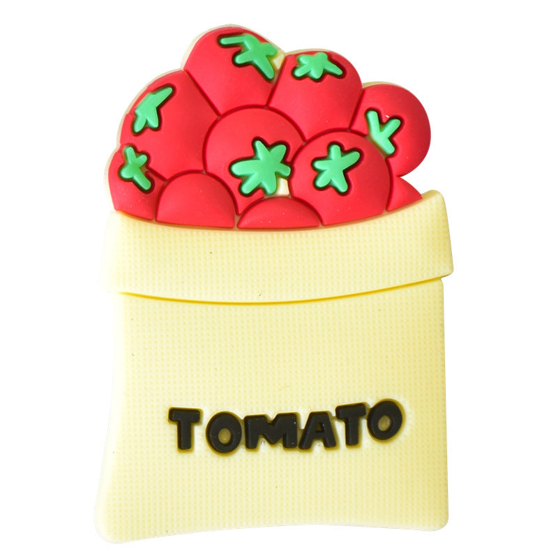 Cartoon Fruit-shaped Hollow Bag Beach Decoration DIY Detachable Soft Silicone Shoe Charm