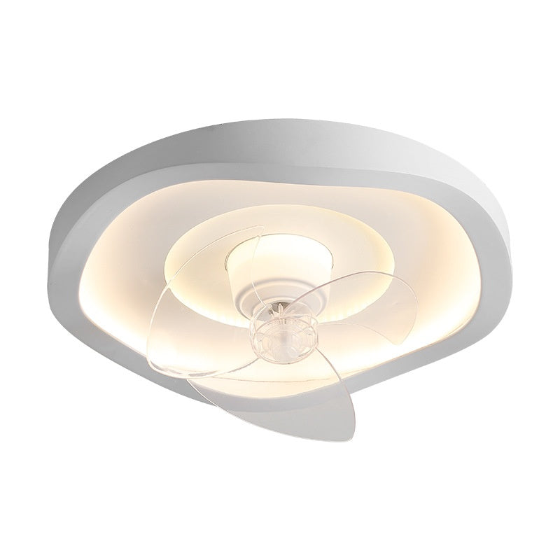 Ultra Thin Bedroom Fan Light Integrated With High-end Feel And Creamy Breeze