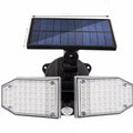 Integrated Double-head Wall Lamp With Solar Sensor