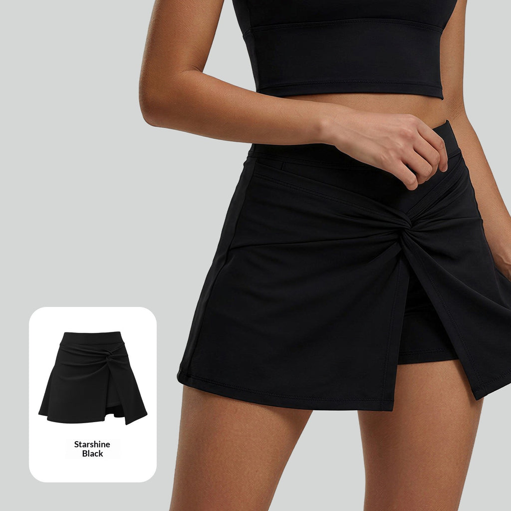 High Waisted Anti-exposure Yoga Skirt
