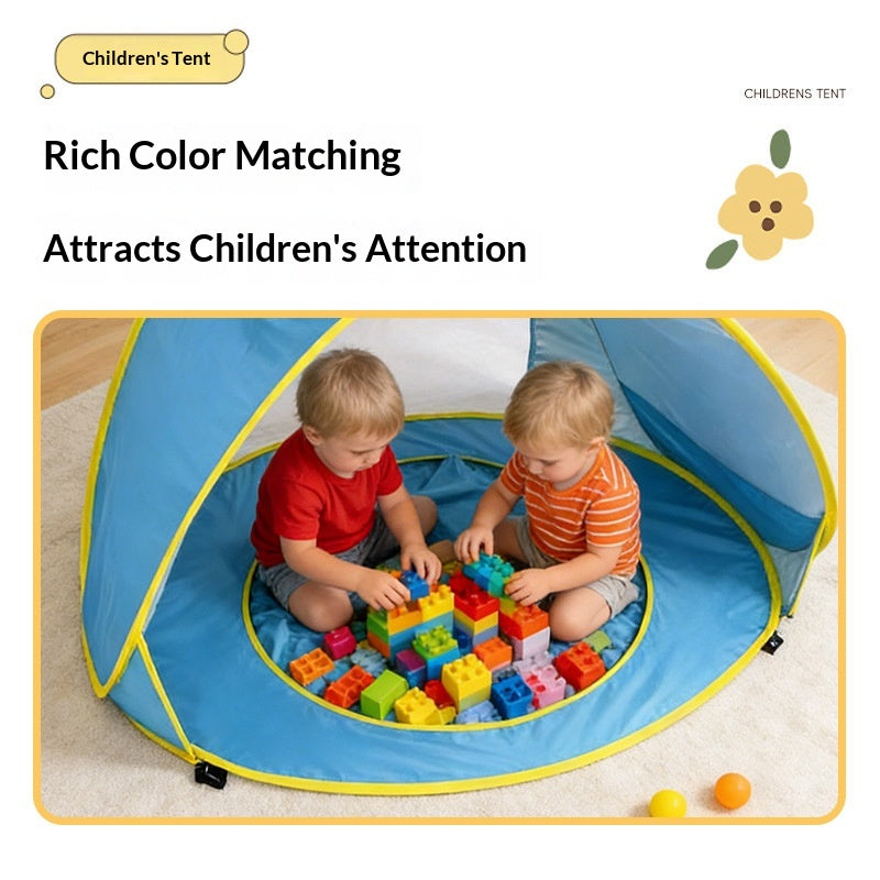 Childrens Indoor-outdoor Dual-use Folding Play Tent