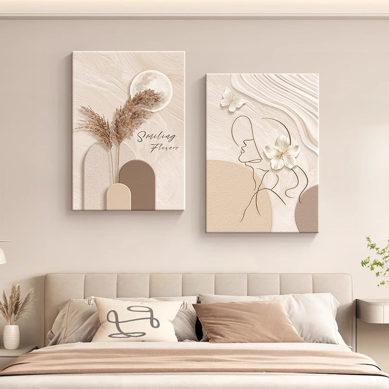Minimalist Modern Bedroom Bedside Decorative Painting