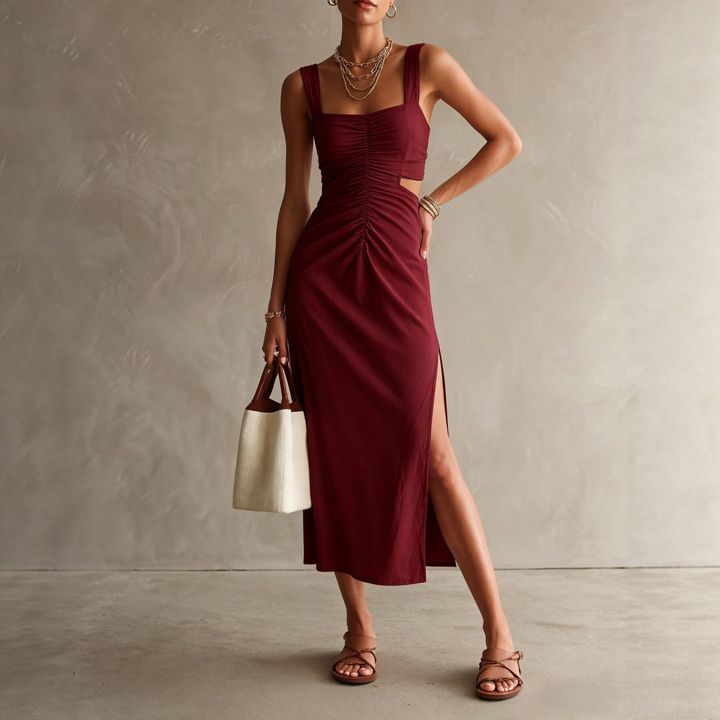 Strap-style Fashionable And Elegant Dress