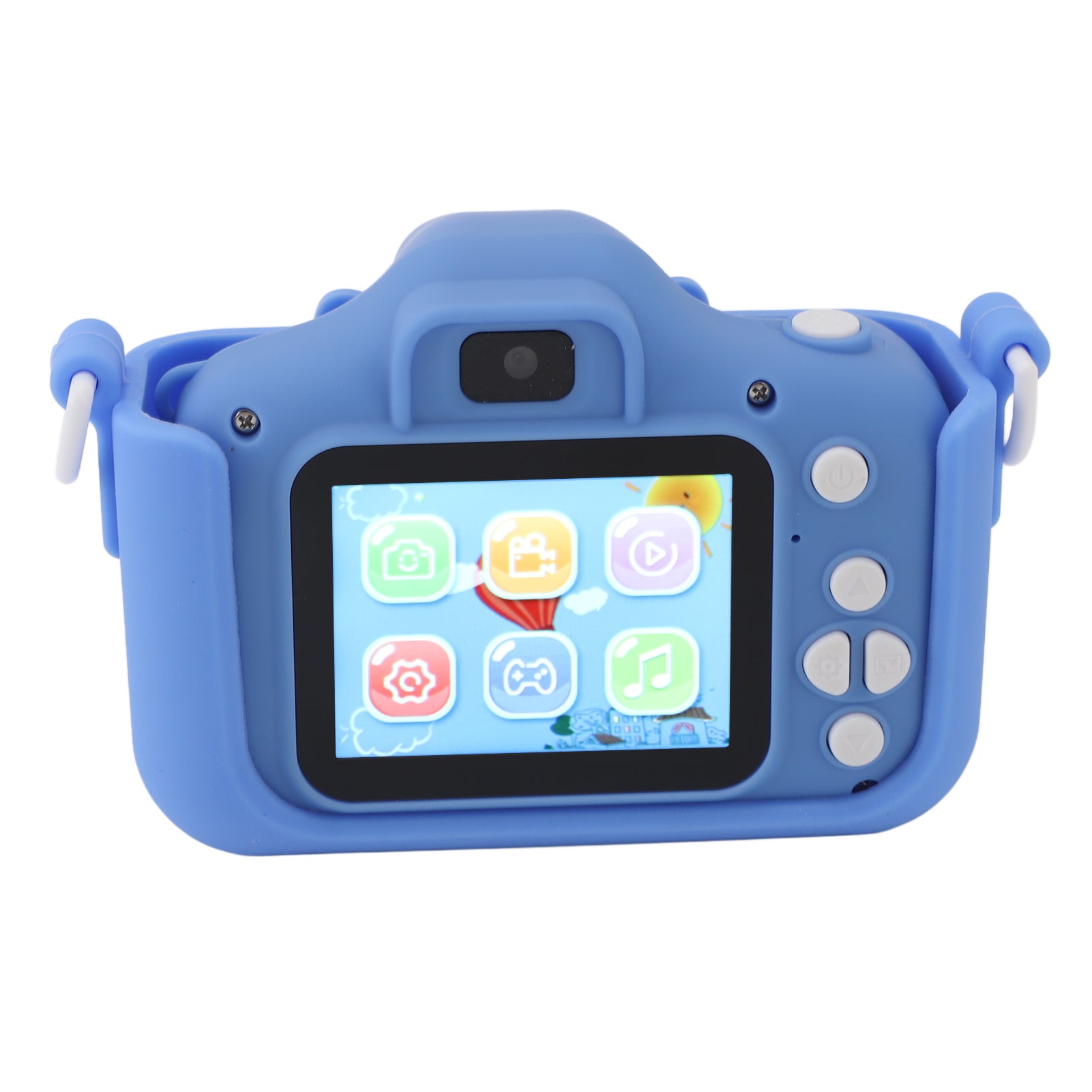 Kids Camera Cute Cartoon Dinosaur Design Multifunction 2.0 Inch Display 400mAh Selfie Digital Camera For Kids Girls And Boys Blue