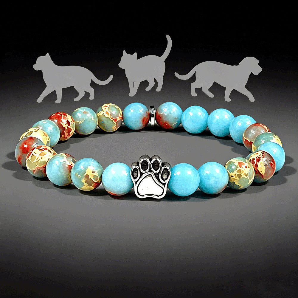 Bracelet With Royal Stone And Tigers Eye