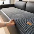 Flannel Sofa Cushion Thickened And Non-slip For Fall And Winter