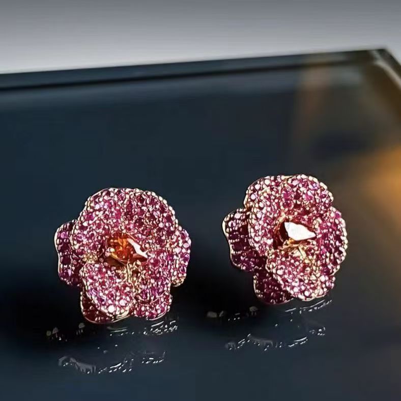 Original Niche  Cat & Dog Paradise Stud Earrings, Detachable Dark Sweet Cool Personality Ear Jewelry For Women