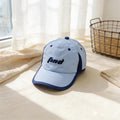 Children's Multi-color Edge-stitching Three-dimensional Embroidered Adjustable Trendy Bowler Baseball Cap Suitable For Going Out To Play And Shopping