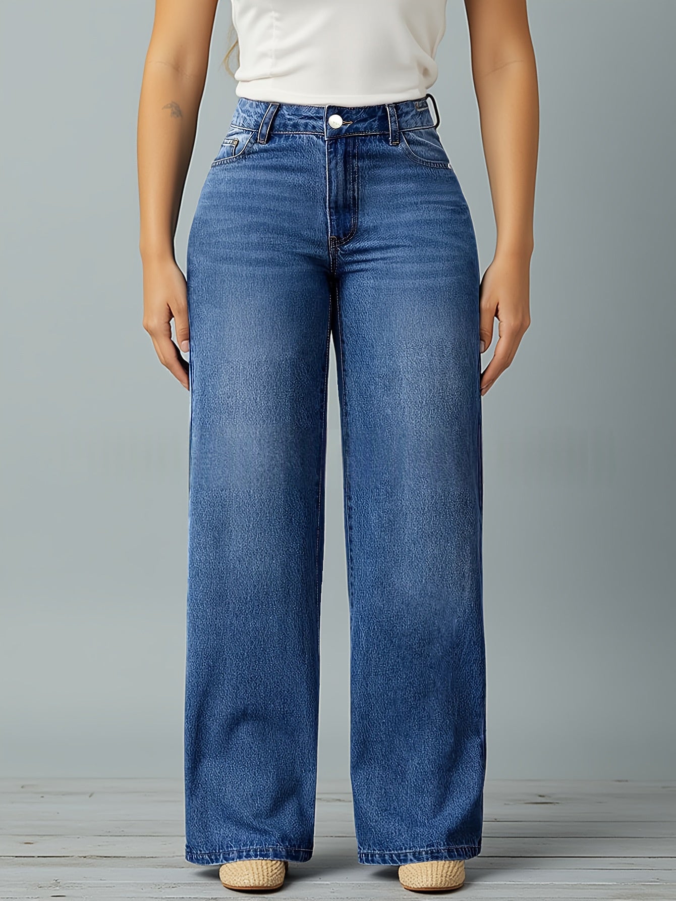 Spring And Autumn Casual Versatile Jeans