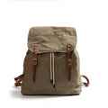 Large Capacity Motorcycle Heavy-duty Canvas Retro Backpack
