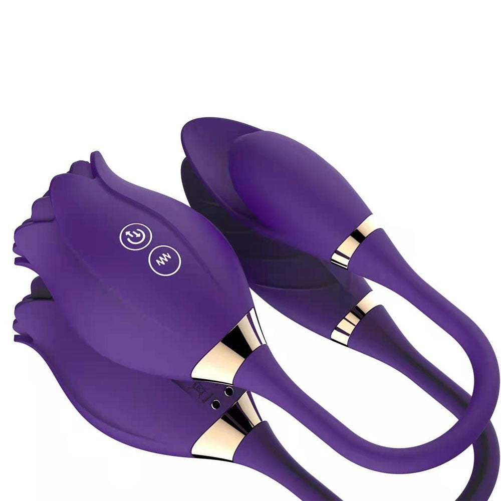 Women's Flower Silicone Massage