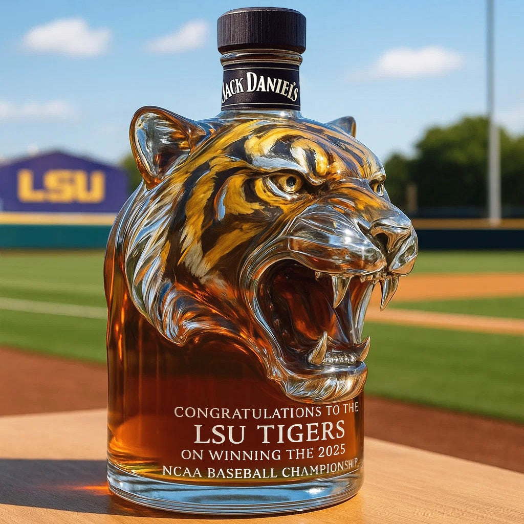 Animal-shaped Whisky Bottle Ornaments Tiger Head