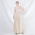 Women's A- Line Craft Bead Sequins Dress