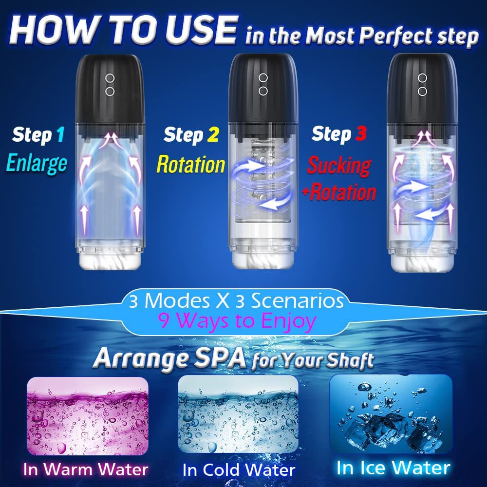 Airplane Bottle Automatic Electric Telescopic Rotation
