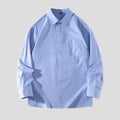 Mens Casual Stylish Relaxed-fit Lapel Shirt