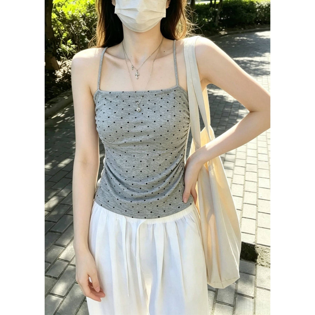 Polka-dot Camisole Womens Top