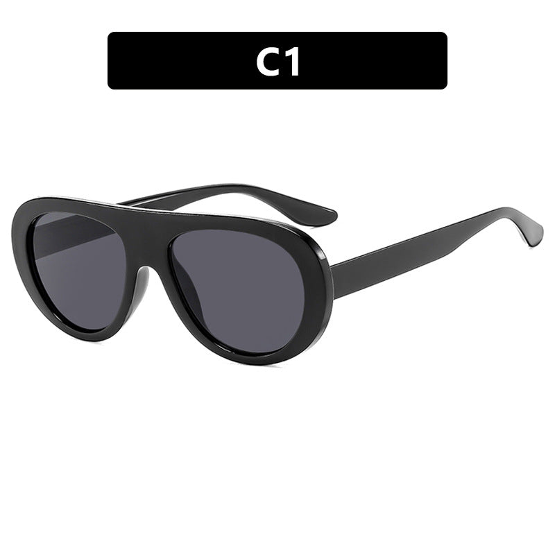Small Frame Frog-style Sunglasses For Women