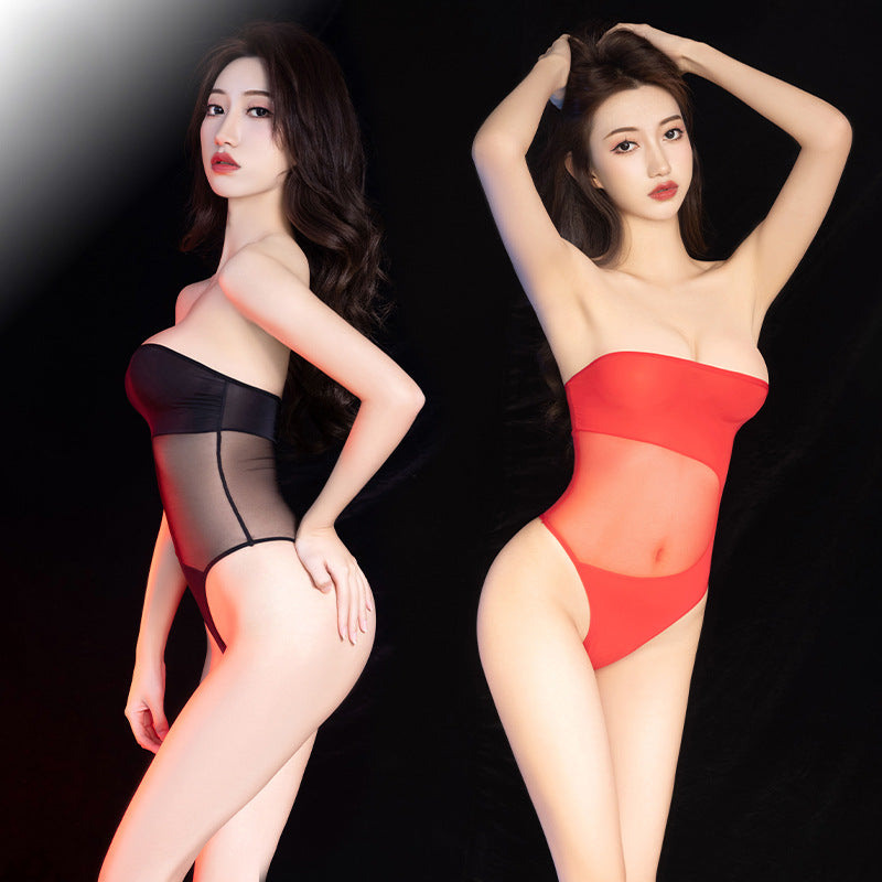 Leather Bag Hip  Split Uniform Suit Female