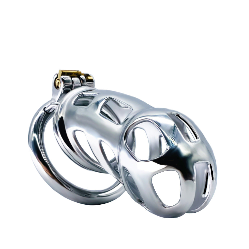 Cobra Arc Ring Men's Stainless Steel Chastity Cage Toy