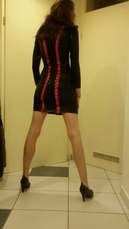 Women's Long-sleeved Stand Collar Dress