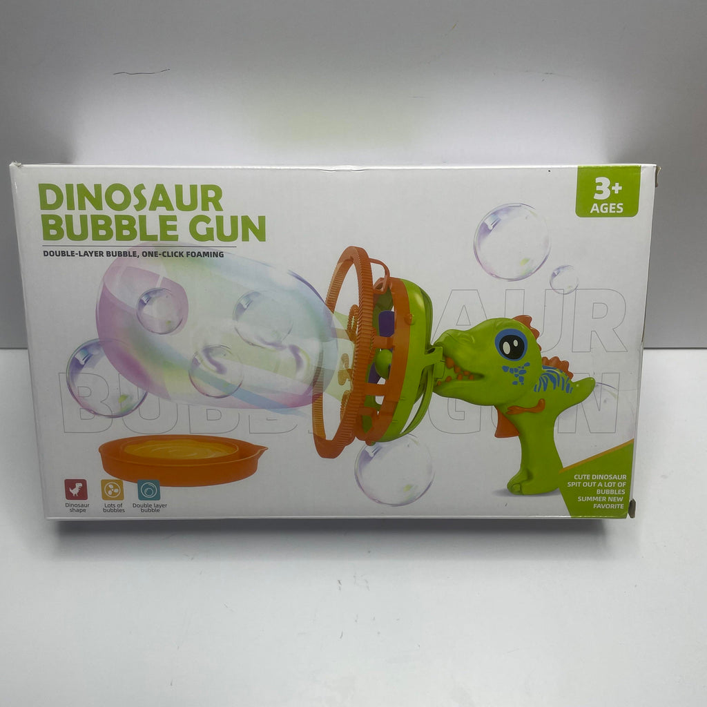 Dinosaur Bubble GunUnleash A Storm Of Bubble-filled Fun.
