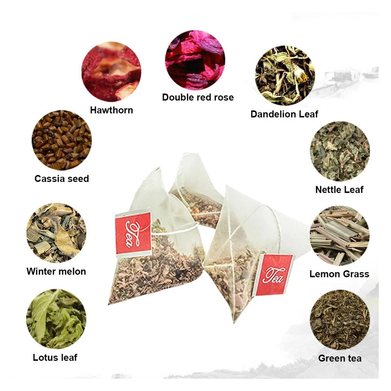 Leaf Lung Cleanse Tea Bags, Natural Herbal Detox Tea For Lung Support, Metabolism & Immune Boost