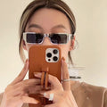 Men's And Women's Fashion Retro Punk Rectangular Sunglasses