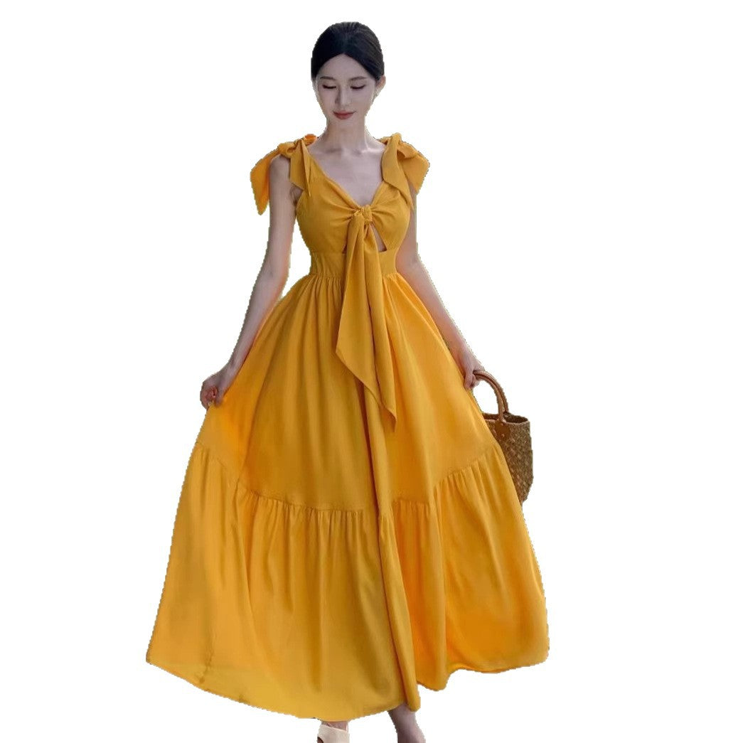 Backless Strap Camisole Dress For Women