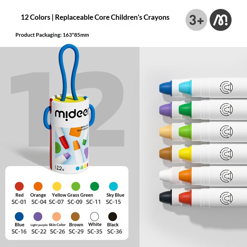 Silky Quick-drying Crayon Oil Paint Marker