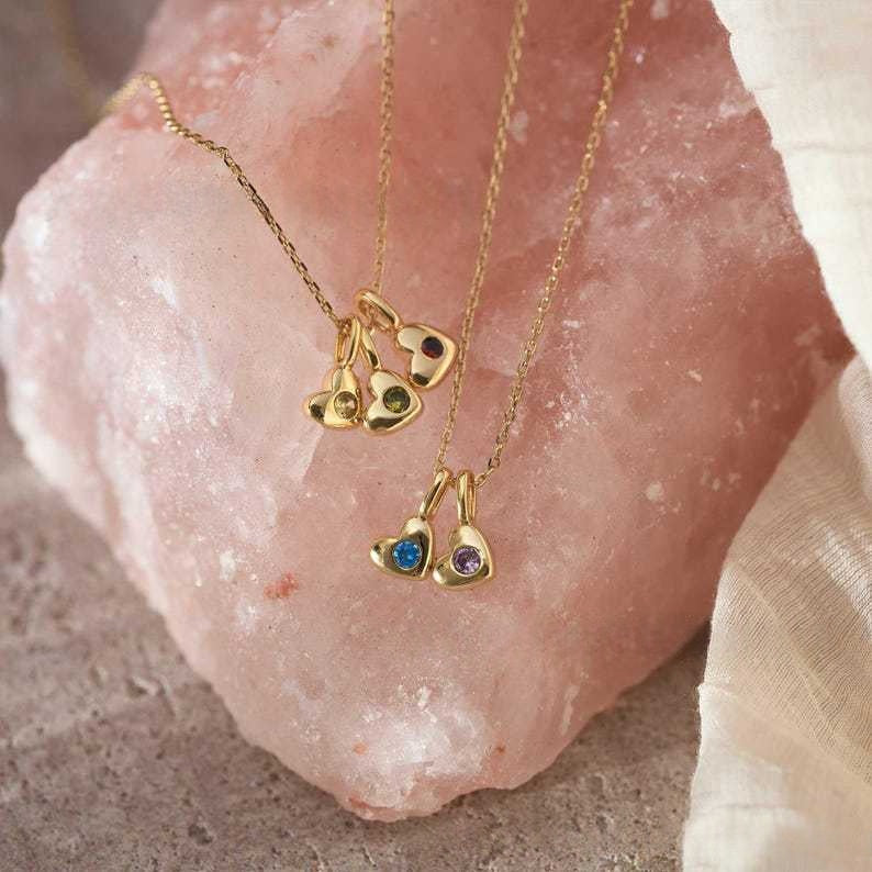 Light Luxury Custom Heart-shaped Pendant Necklace Women's Collarbone Chain