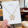 Versatile Zircon-inlaid Commute Clavicle Chain