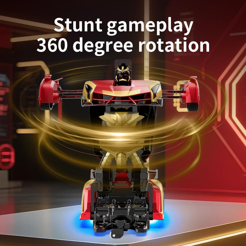 Iron Man Transforming Robot Car  Alloy Toy For Boys With Crash-to-Transform Feature,Self-pickup Only.