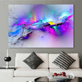 Poster Colorful Clouds Abstract Art Mural Living Room Picture